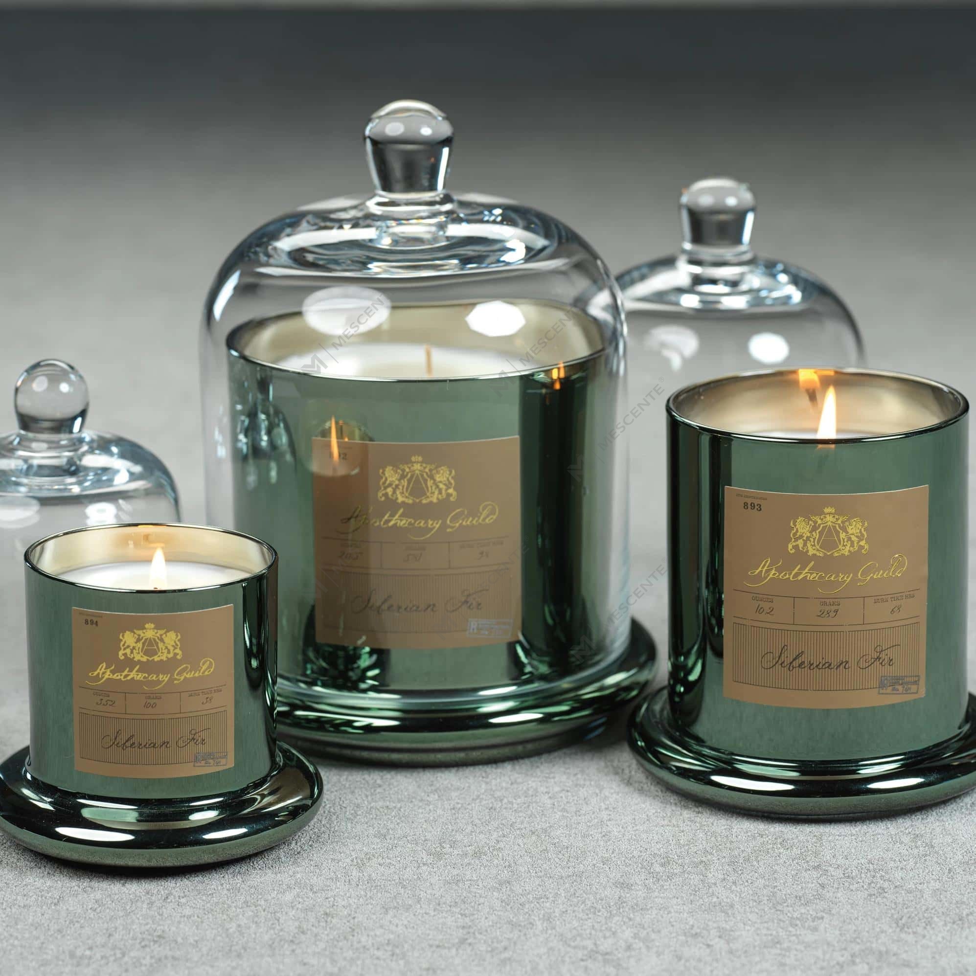 M&Scent Dekoracyjna romantyczna świeca zapachowa z dzwonkiem weselnym Szklana kopułka w słoju Świeca zapachowa A29275