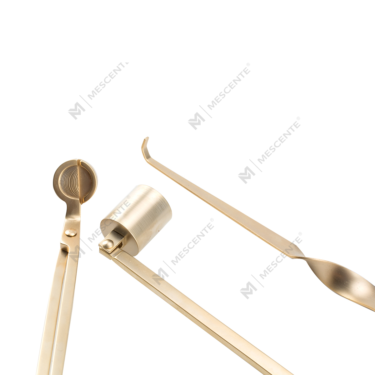 Zestaw do gaszenia knotów świec Mescente Gold z pudełkiem upominkowym A991330-1