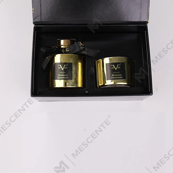 Zestaw upominkowy M&Scent Home Dyfuzor zapachowy w kształcie trzciny ze świecą zapachową A29260-2