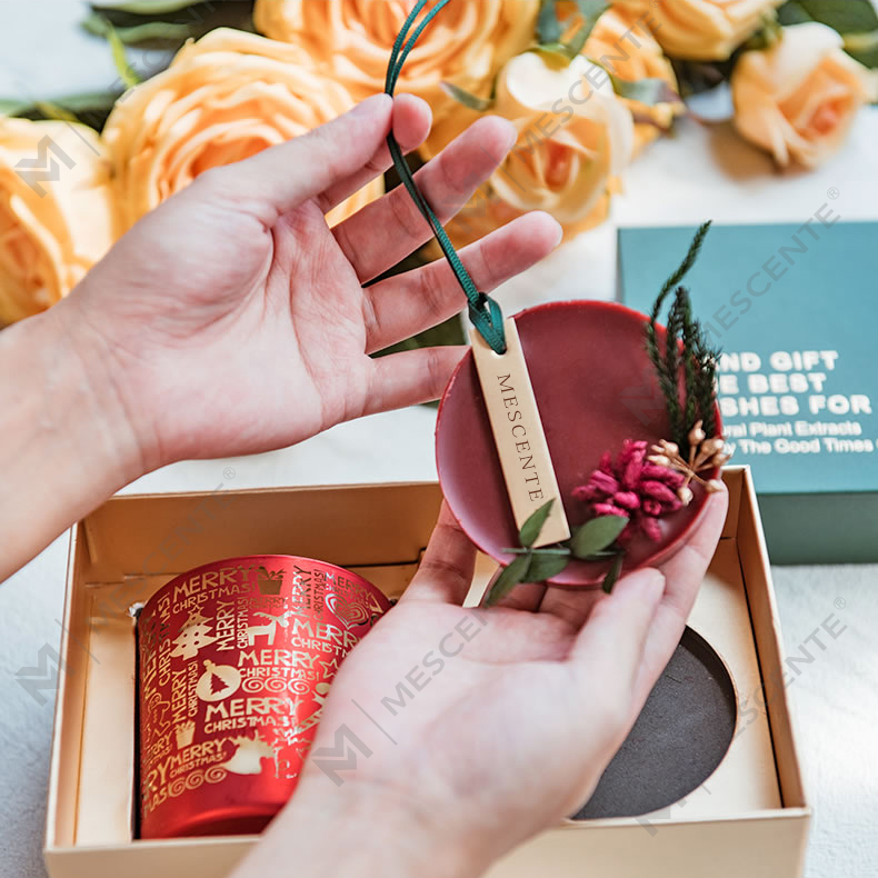 M&Scent Holiday Fragrance Świąteczna bezdymna świeca zapachowa Starry Sky Cup Prezent z dłonią