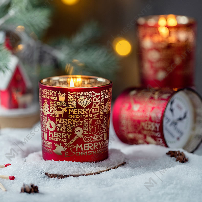 M&Scent Holiday Fragrance Świąteczna bezdymna świeca zapachowa Starry Sky Cup Prezent z dłonią