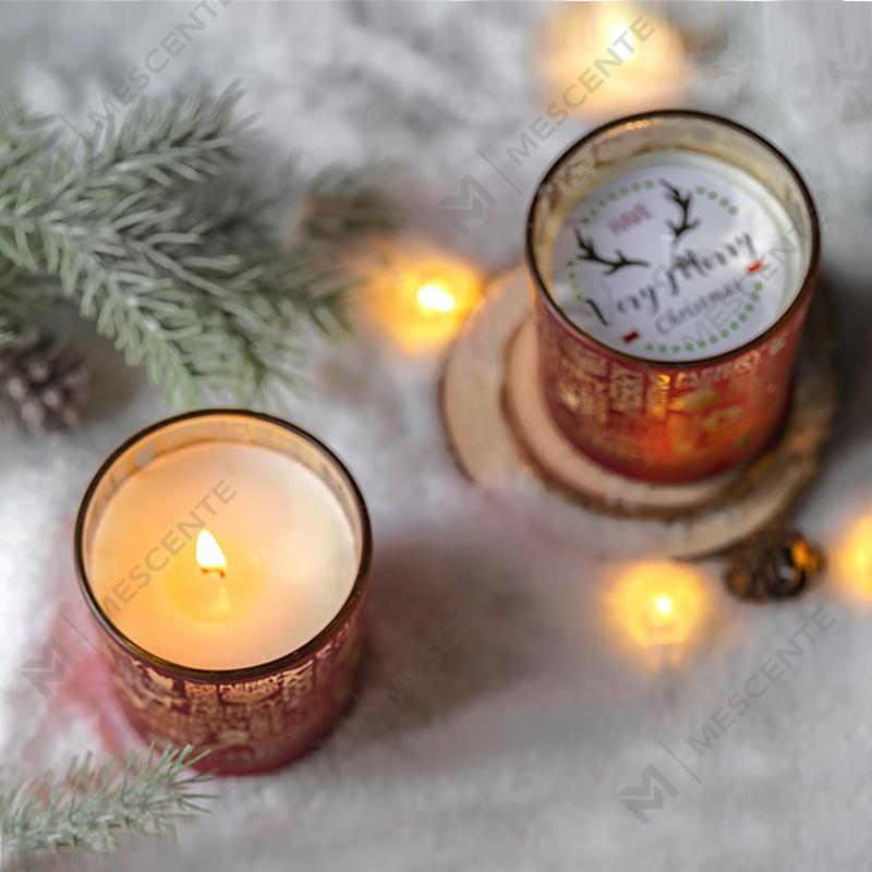 M&Scent Holiday Fragrance Świąteczna bezdymna świeca zapachowa Starry Sky Cup Prezent z dłonią