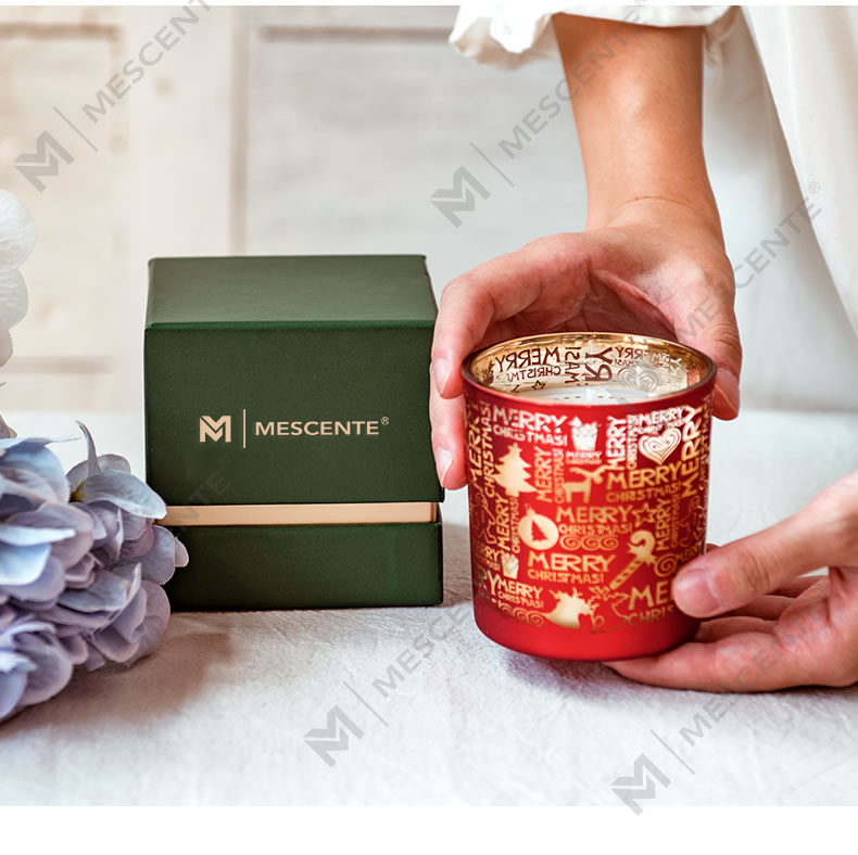 M&Scent Holiday Fragrance Świąteczna bezdymna świeca zapachowa Starry Sky Cup Prezent z dłonią