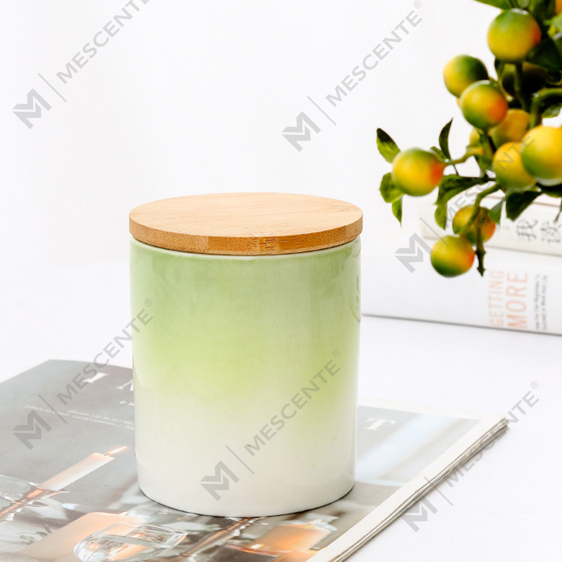 M&Scent Private Label Home Decor Niestandardowe świece zapachowe w ceramicznych słoikach