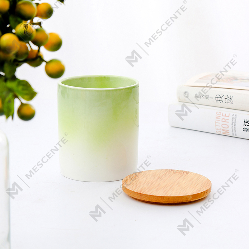 M&Scent Private Label Home Decor Niestandardowe świece zapachowe w ceramicznych słoikach