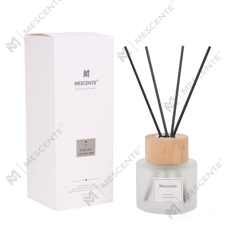 M&Scent hurtowy, luksusowy, szklany dyfuzor trzcinowy z korkiem, marki własnej