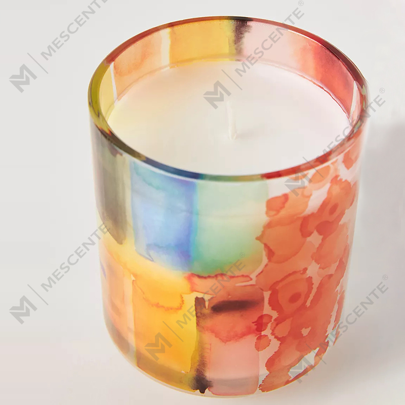 M&Scent luksusowa dekoracja na zamówienie prywatna marka 3 knoty niedzielny malarz szklane kryształowe świece zapachowe z wosku sojowego