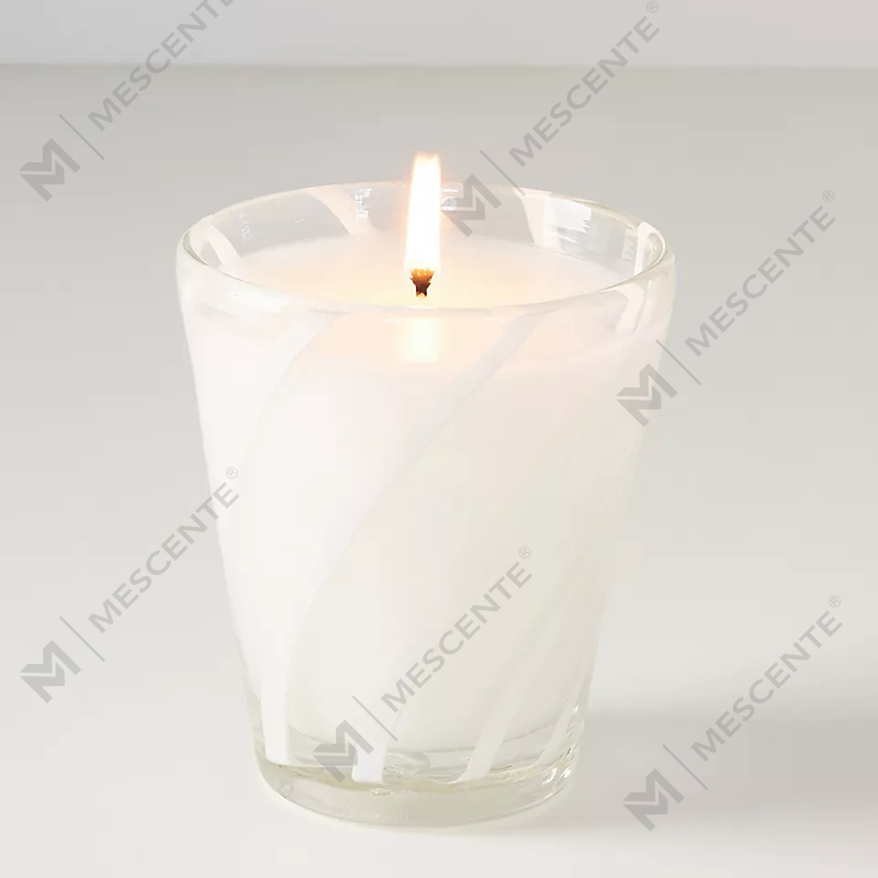 M&Scent Luxury White Wosk Sojowy Spersonalizowane Logo Ślubne Świece Zapachowe