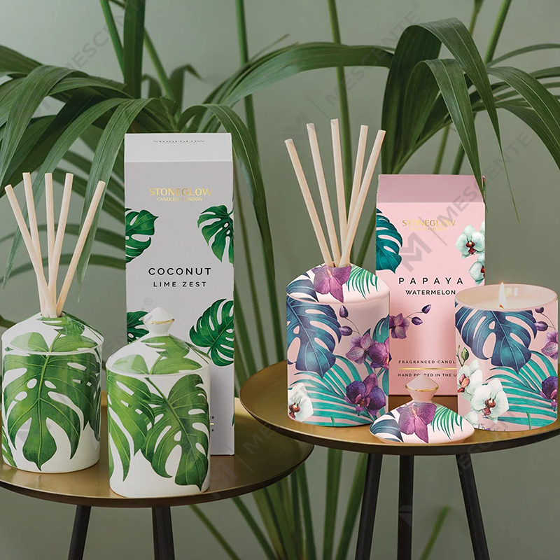 Świeca szklana M&Scent Special Design Color Urban Botanics ze składanym pudełkiem