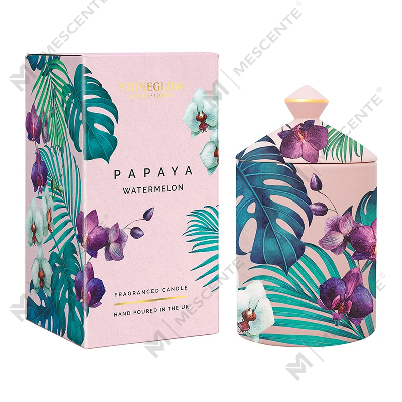 Świeca szklana M&Scent Special Design Color Urban Botanics ze składanym pudełkiem