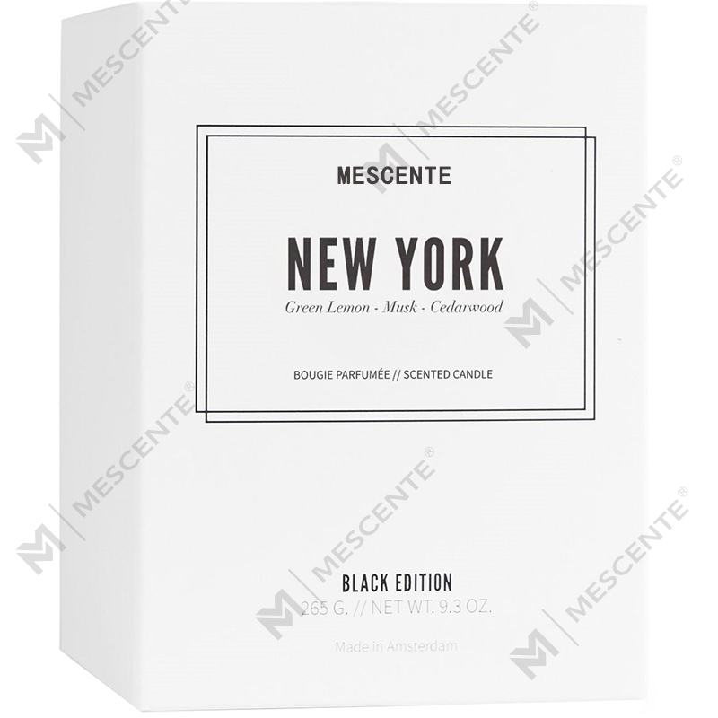 M&Scent Hurtownia luksusowych świec zapachowych marki własnej, czarne, spersonalizowane logo