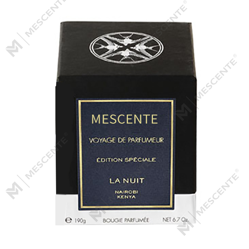 M&Scent Ręcznie robiona, luksusowa świeca zapachowa ze szklanym świecznikiem w kształcie wanilii z kryształkami