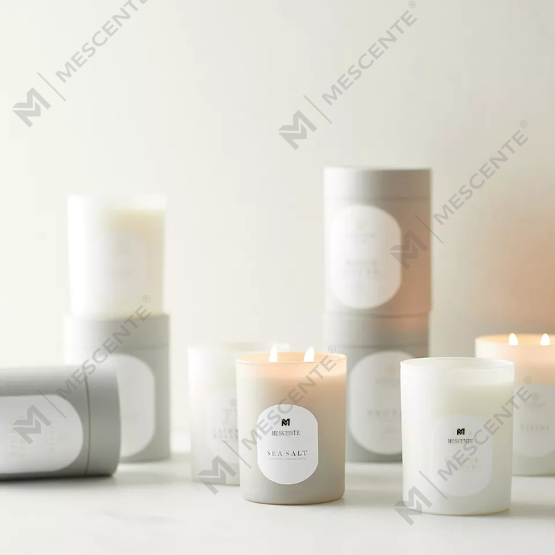 M&Scent Własne logo Medytacja Nietoksyczne kamienie Zioła Ręcznie wylewane Naturalne zapachowe świece kryształowe z wosku sojowego