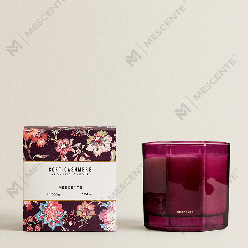 M&Scent Luksusowe świąteczne świece zapachowe Aromaterapia Aromatyczne świece sojowe w czarnym szklanym pudełku upominkowym