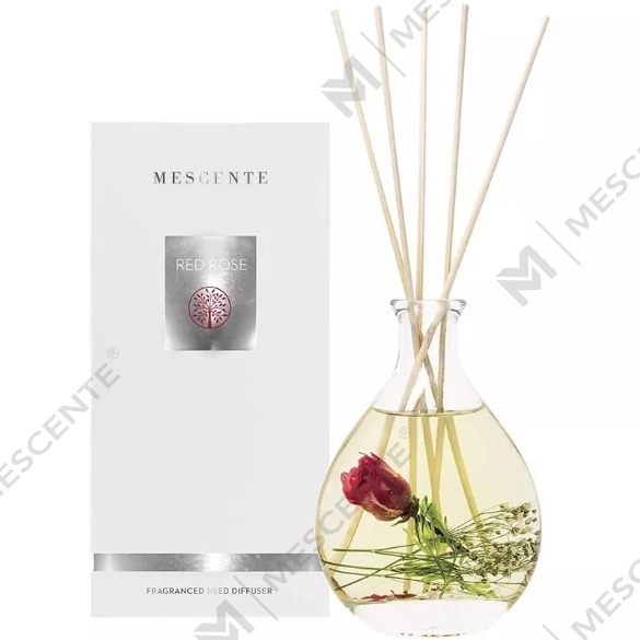 M&Scent hurtowe, luksusowe zestawy dyfuzorów trzcinowych z rattanu w szklanych butelkach własnej marki, z korkiem
