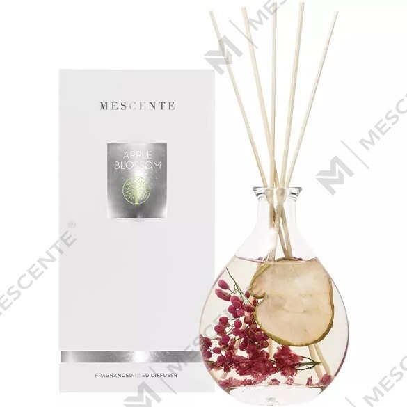M&Scent hurtowe, luksusowe zestawy dyfuzorów trzcinowych z rattanu w szklanych butelkach własnej marki, z korkiem
