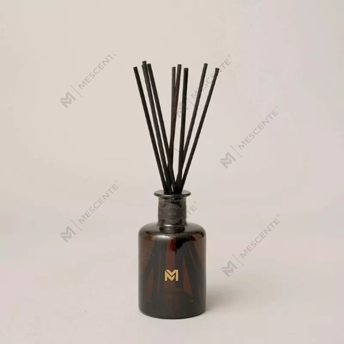 M&Scent hurtowy luksusowy dyfuzor w czarnej butelce 500ml Dyfuzor zapachowy z trzciny z pudełkiem upominkowym